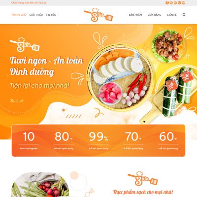 Theme wordpress thực phẩm sạch 09