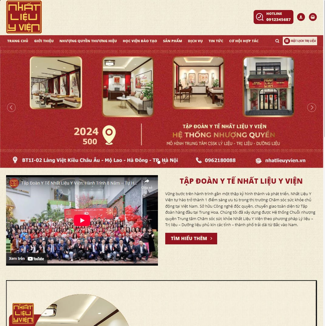 Theme wordpress y viện , phòng khám chữa bệnh y học cổ truyền